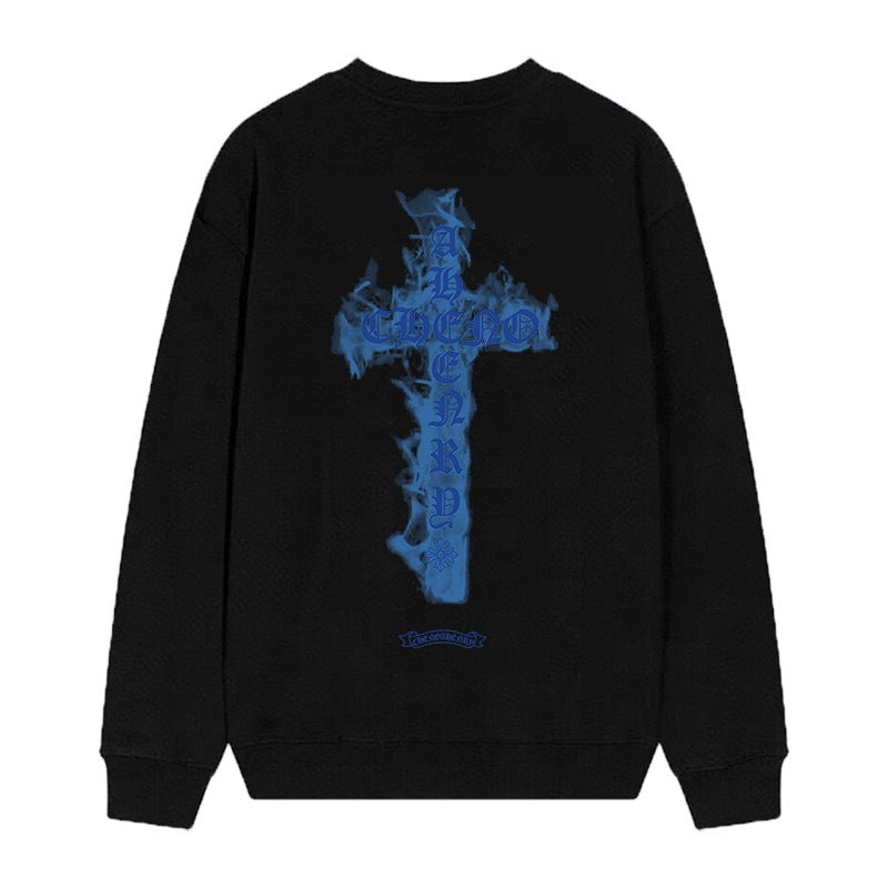Chrome Hearts Cross Horseshoe Crewneck Sweatshirt Vintage Street Top