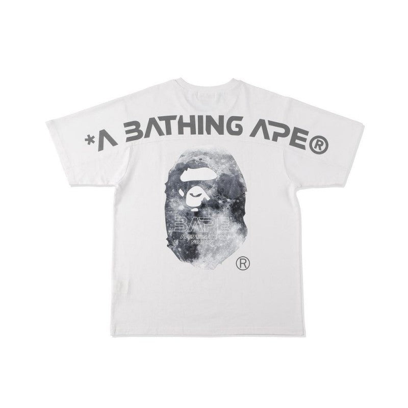 BAPE Camo Shark Ape Head Print Crew Neck Short Sleeve T‑Shirt Unisex