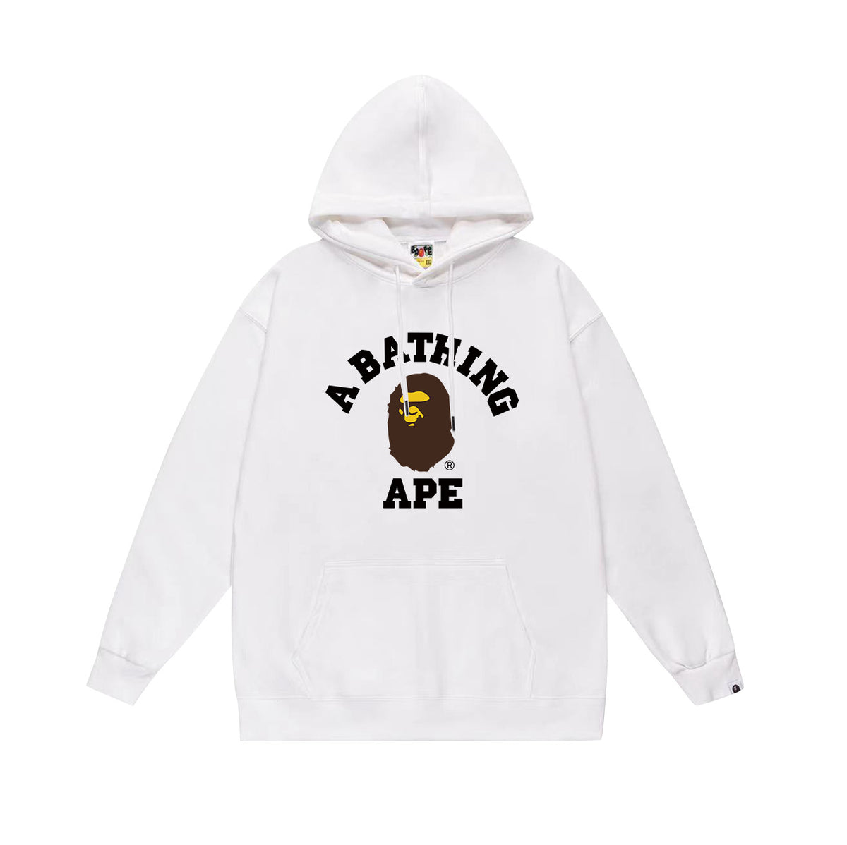 Bape Camo Ape Head Graphic Vintage Washed Oversized Hoodie Streetwear