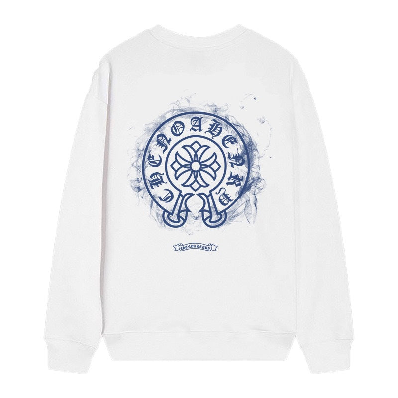 Chrome Hearts Cross Horseshoe Crewneck Sweatshirt Vintage Street Top