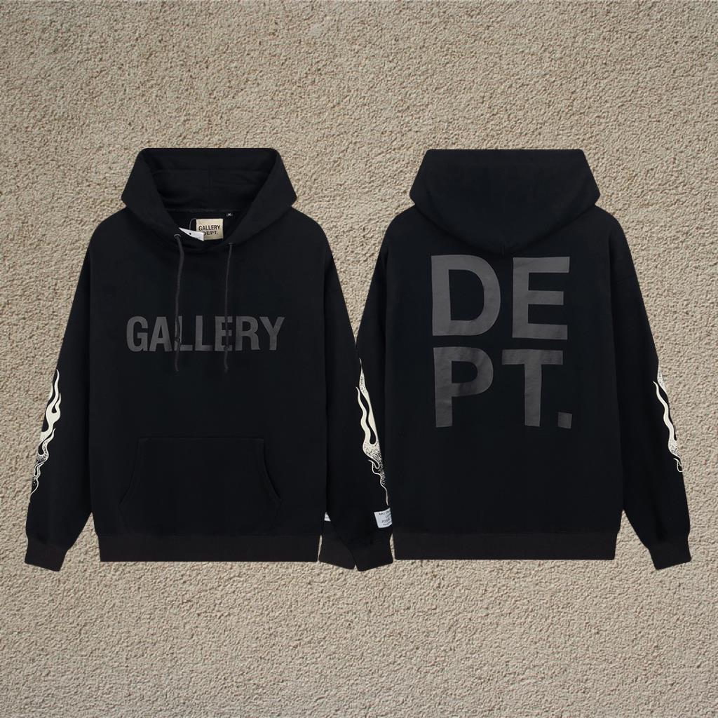 Gallery Dept Letter Print Hoodie Loose Couple Streetwear Sweatshirt