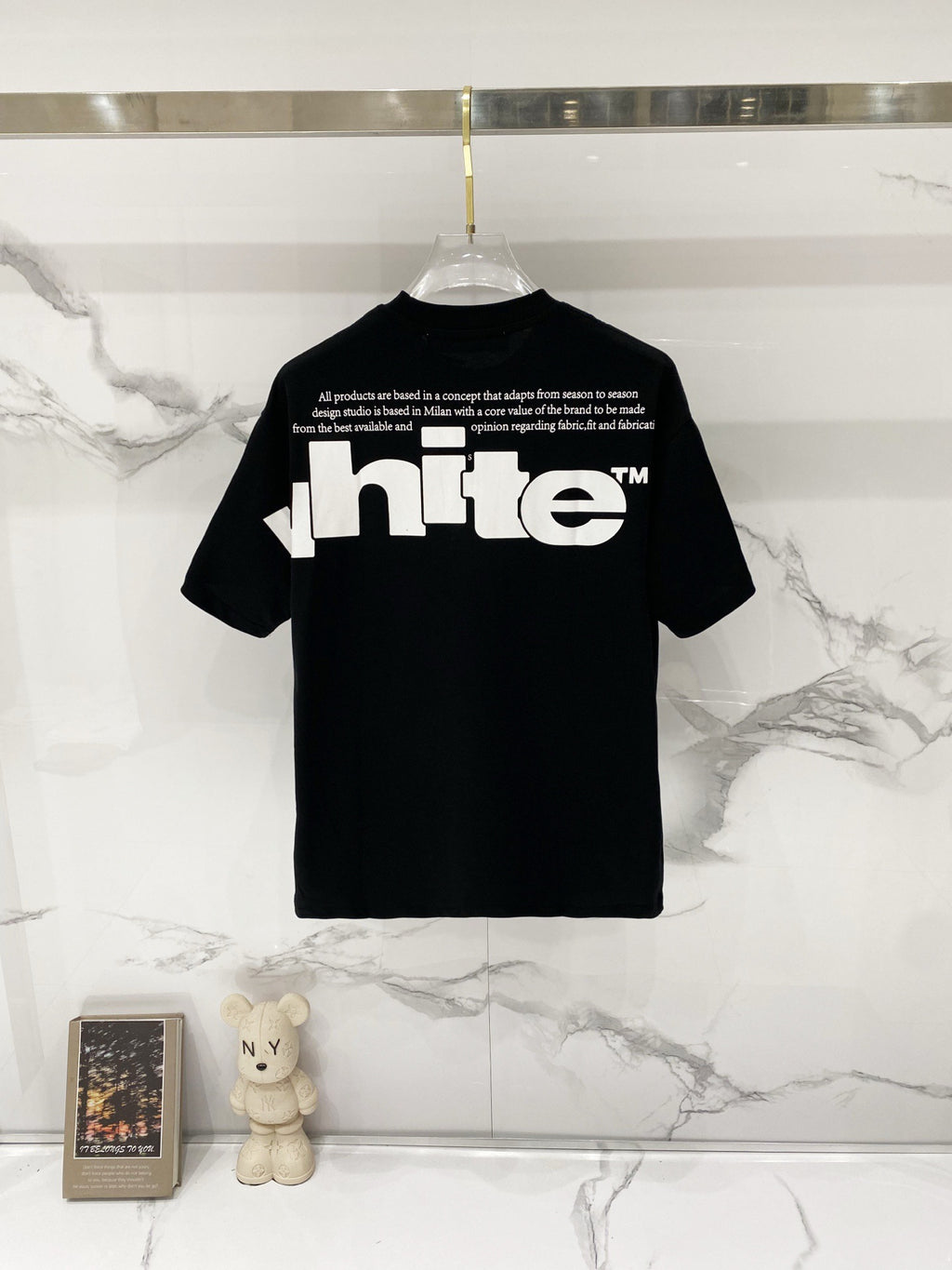 Off-White Large Letter Graphic Crew Neck Short Sleeve T Shirt