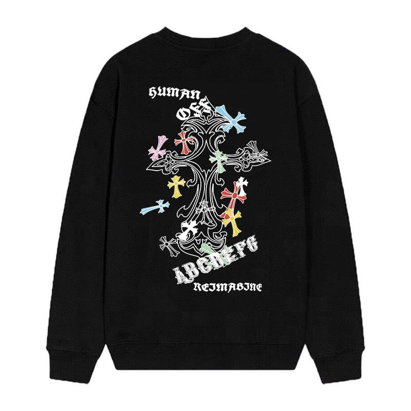 Chrome Hearts Cross Horseshoe Crewneck Sweatshirt Vintage Street Top