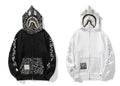 BAPE x Hajime Sorayama Shark WGM Camo Full Zip Hoodie