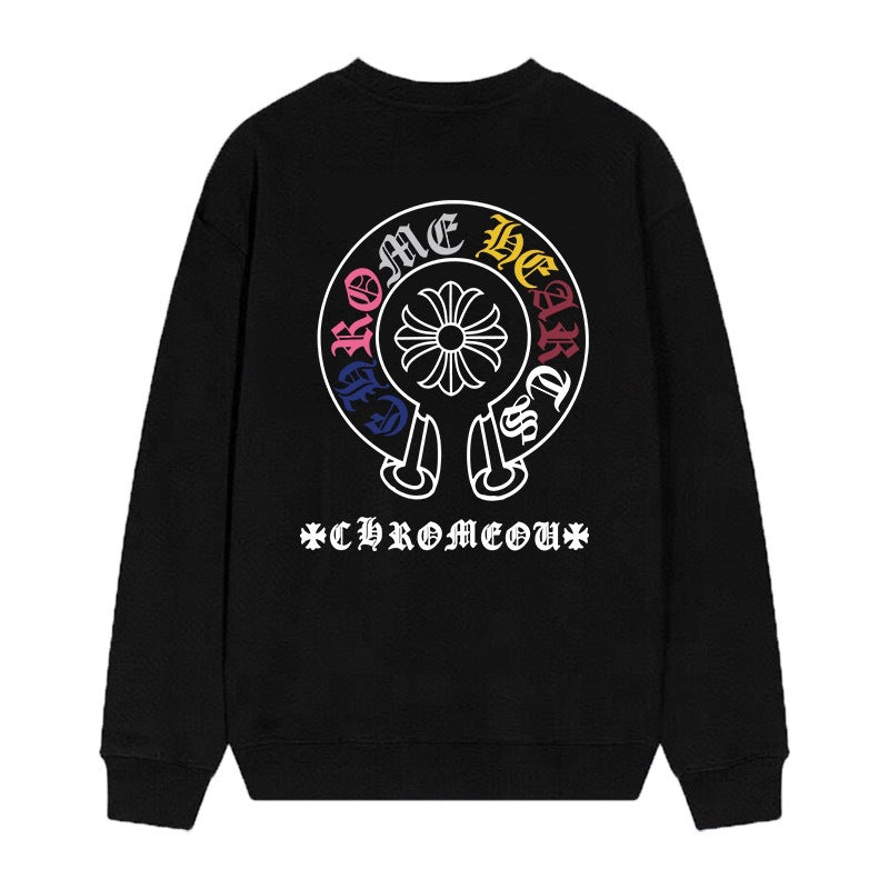 Chrome Hearts Cross Horseshoe Crewneck Sweatshirt Vintage Street Top