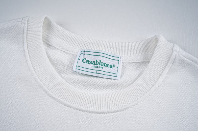 Casablanca Arch Logo Crewneck Casa Graphic Print Casual Pullover