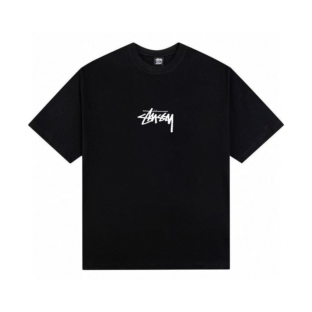 Stussy Graphic Print Collection Loose Casual Short Sleeve T-Shirt