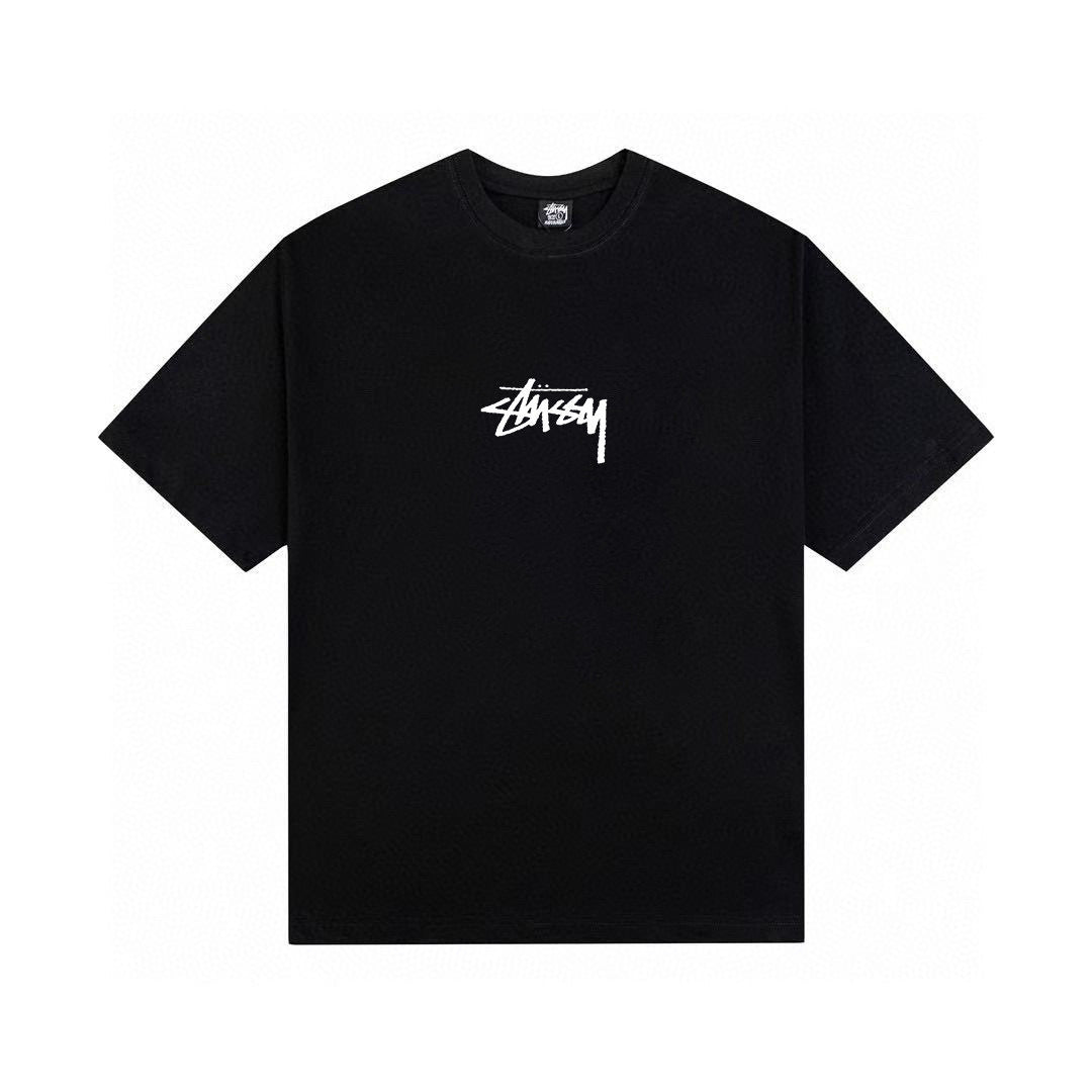 Stussy Graphic Print Collection Loose Casual Short Sleeve T-Shirt