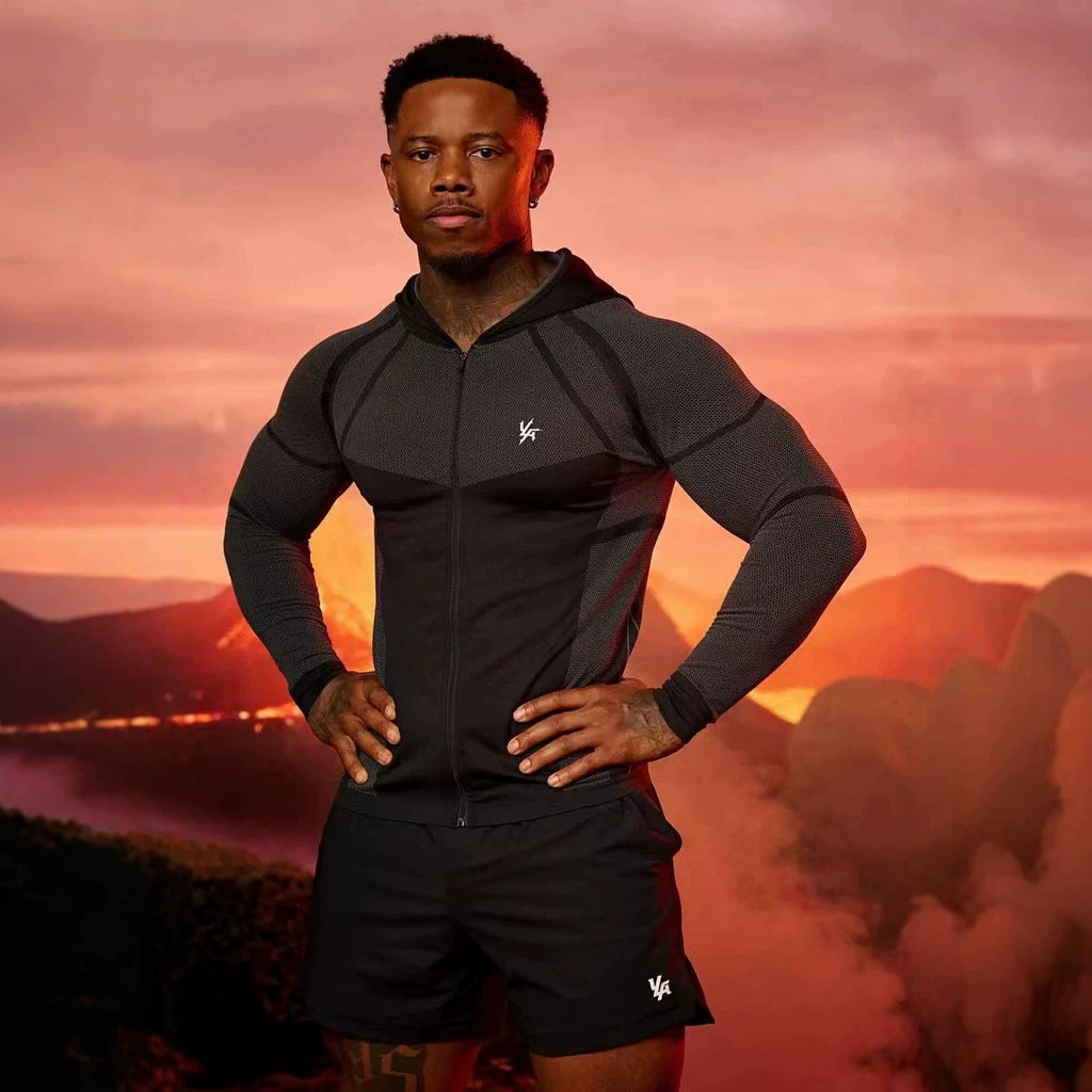 YOUNGLA 8061 Apex Compression Zip-Ups