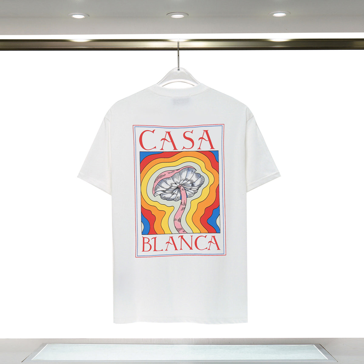 Casablanca Art Print Loose Unisex Short Sleeve Graphic T-Shirt