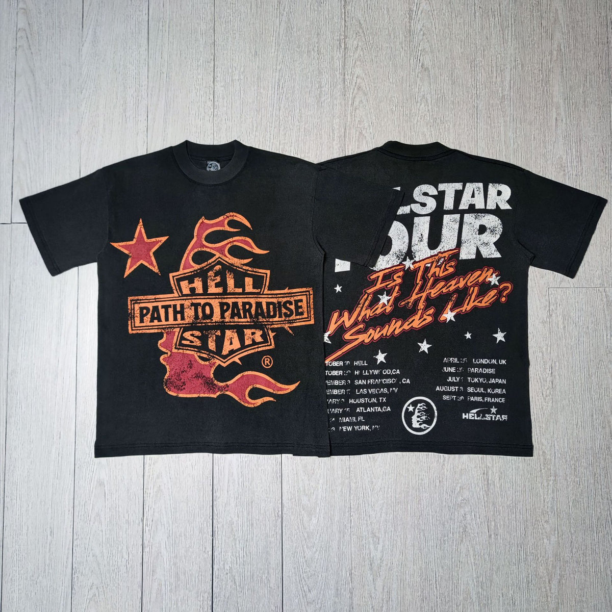 Hellstar Multi‑Vintage Graphic Oversized Tee Streetwear Unisex