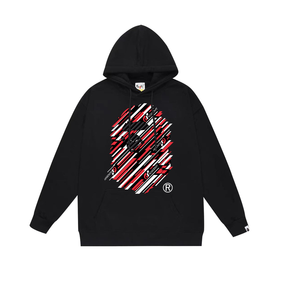 BAPE Hoodie Multi Camo Ape Head Print Street Fleece Pullover