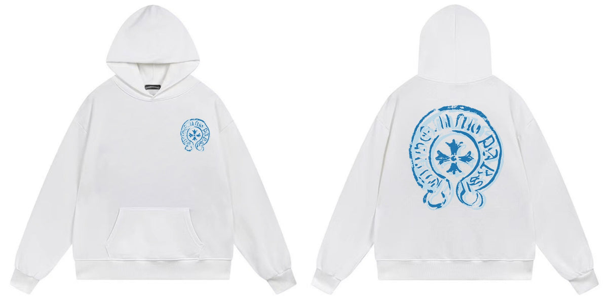 Chrome Hearts Cross Horseshoe Hoodie Vintage Goth Streetwear Pullover