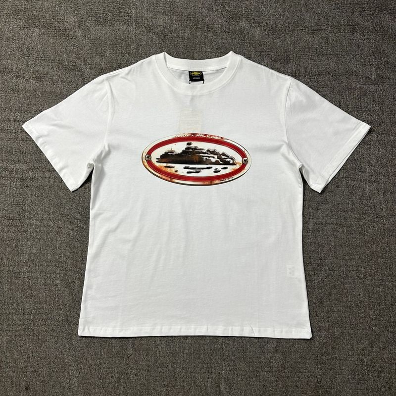 Corteiz Logo Letter Print Crew Neck Short Sleeve T‑Shirt Unisex