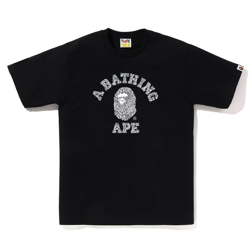BAPE Ape Head Cartoon Print Loose Unisex Short Sleeve T-Shirt