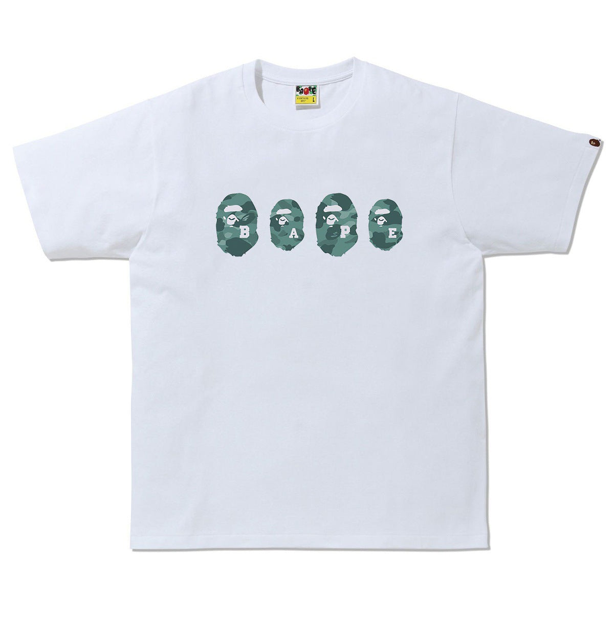 Bape Baby Milo Multi‑Print Graphic Oversized Tee Streetwear Unisex