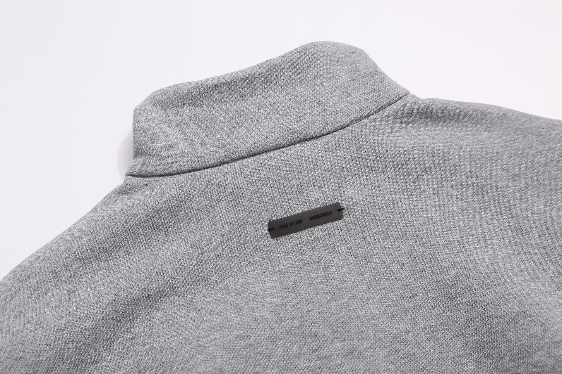 Fear Of God Stripe Small Letter Embroidery Fleece Zip Up Jacket Unisex