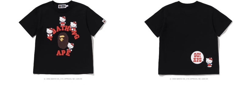 BAPE Baby Milo x Sanrio Characters Graphic T-Shirt Unisex