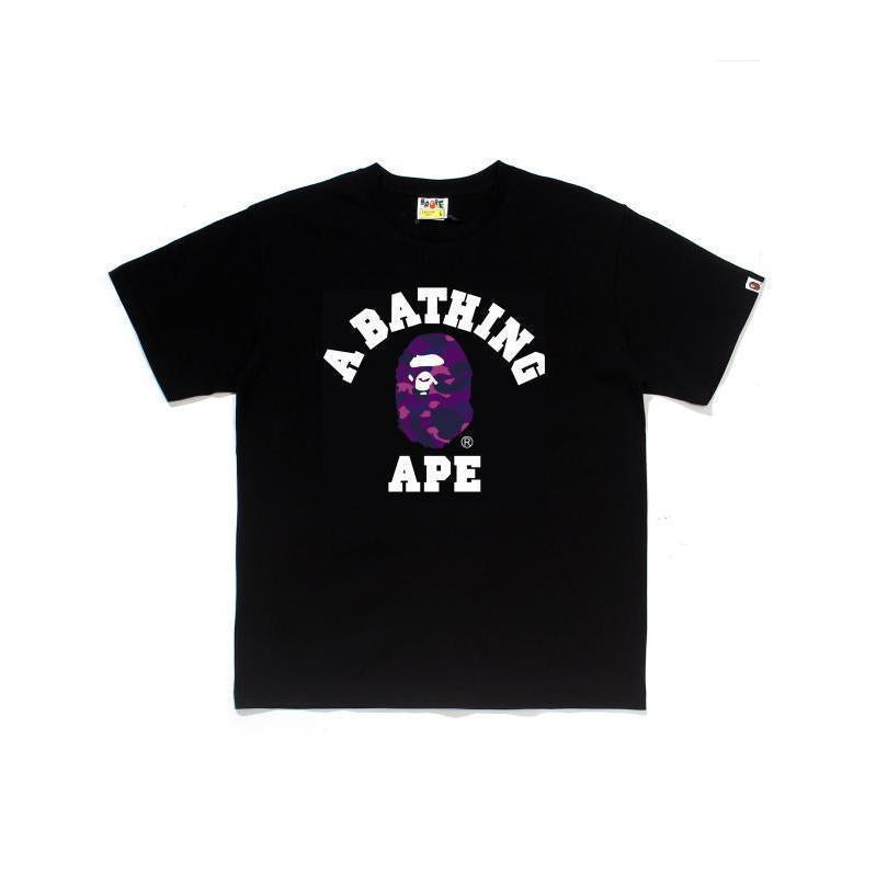 Bape Multi‑Ape‑Head Graphic Oversized Tee Streetwear Unisex