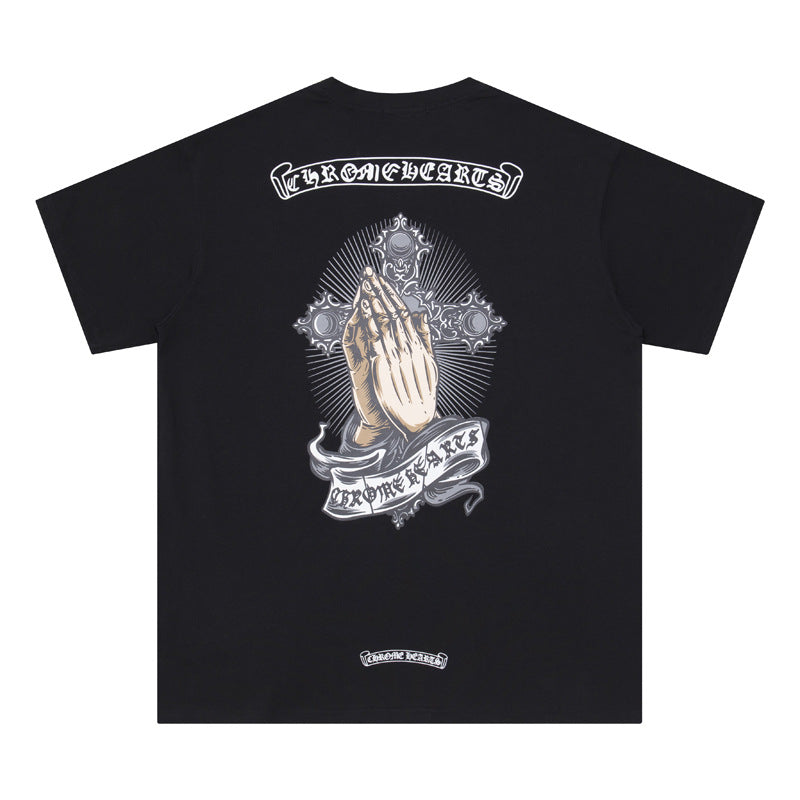Chrome Hearts Cross Heavyweight Oversized T-Shirt Streetwear Unisex
