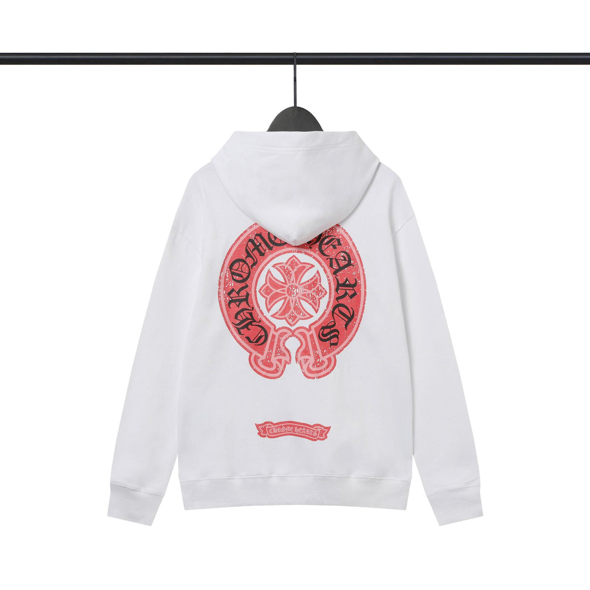 Chrome Hearts Multi‑Cross Sanskrit Graphic Oversized Hoodie Streetwear