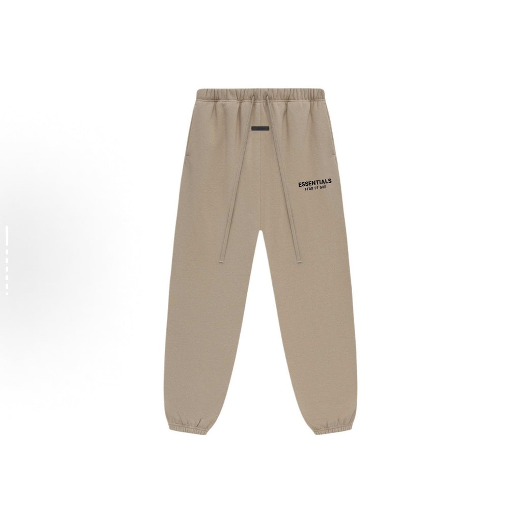 Essentials Rubber Print Small Letter Streetwear Drawstring Jogger Pants