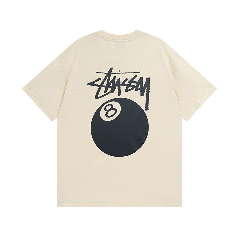 Stussy Dice 8 Ball Logo Print Oversized Tee Multi‑Style