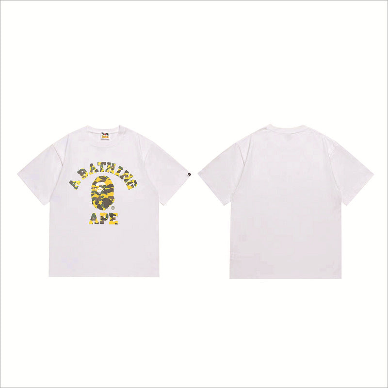 Bape Sakura Floral Graphic Oversized Tee Streetwear Unisex