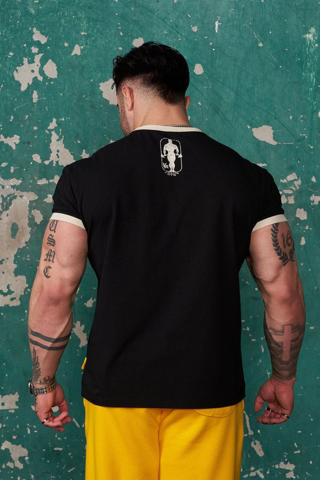 YOUNGLA 4009 Golds Gym Ringer Tees