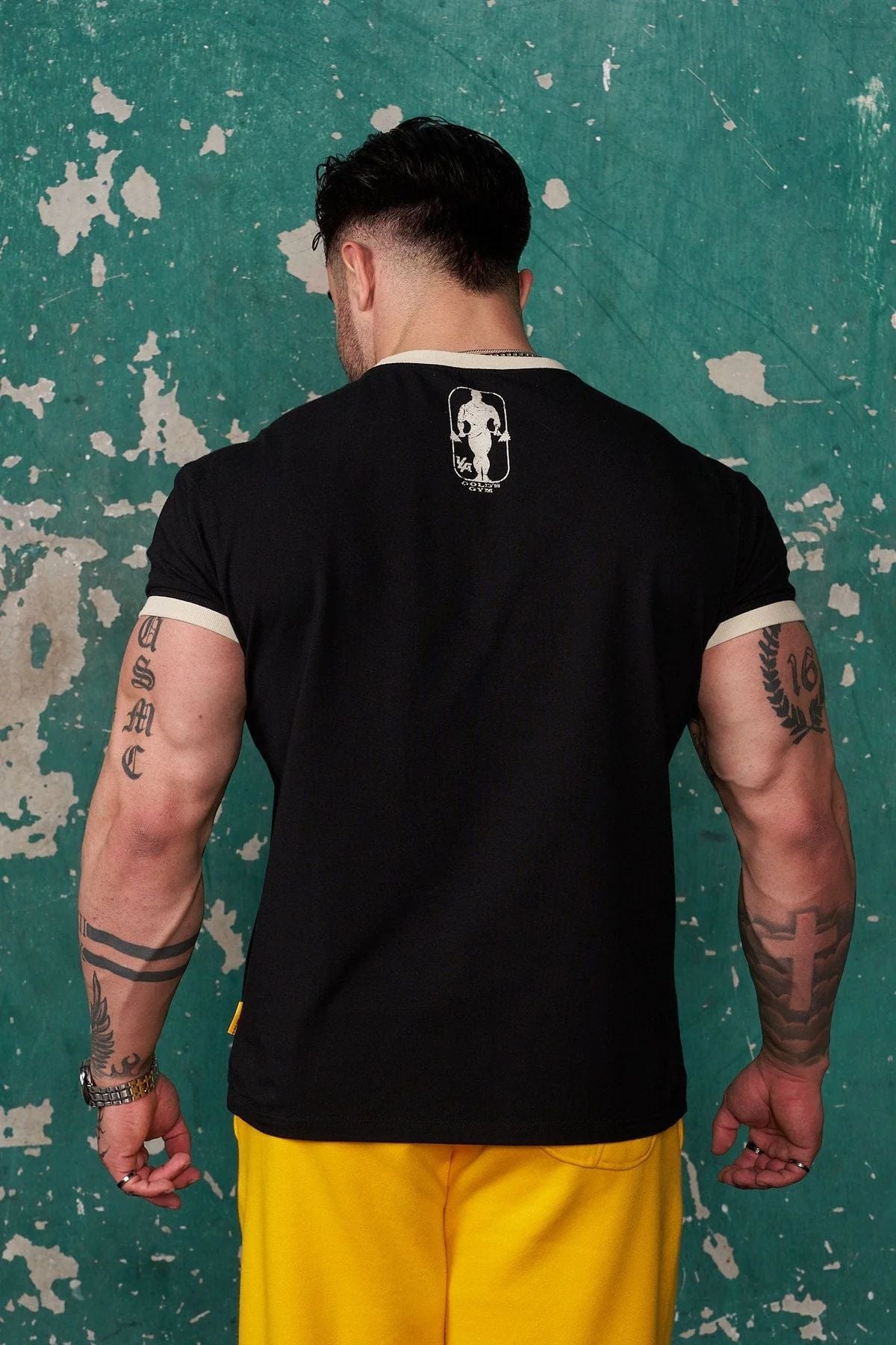 YOUNGLA 4009 Golds Gym Ringer Tees