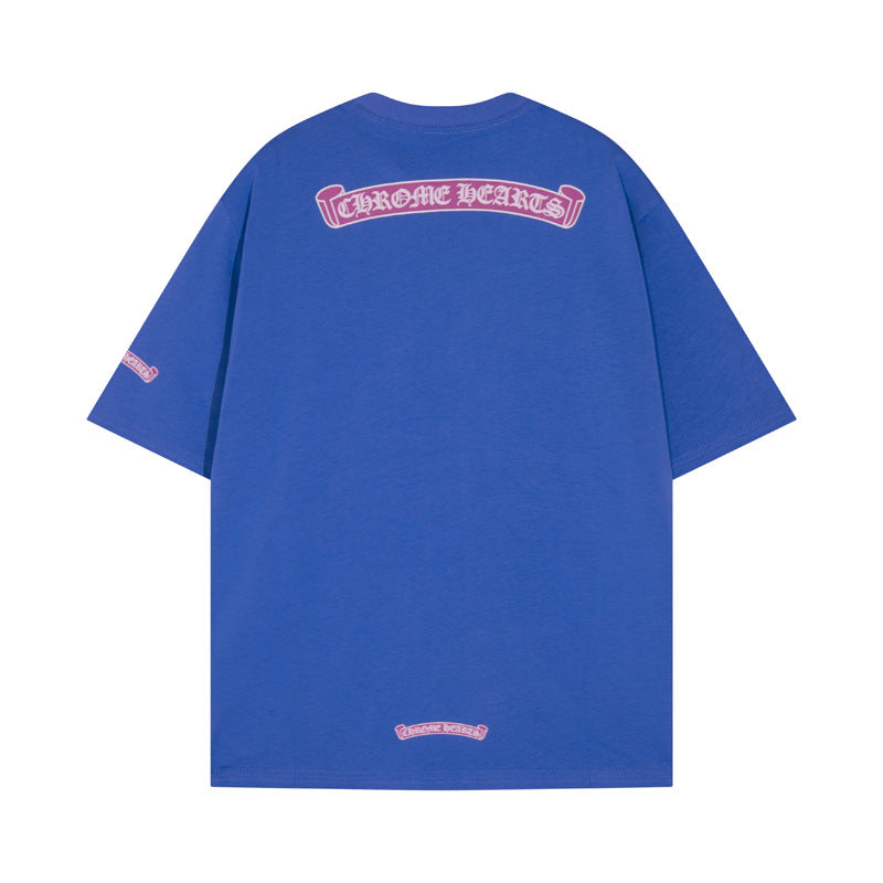 Chrome Hearts Multi‑Cross Graphic Oversized Tee Streetwear Unisex