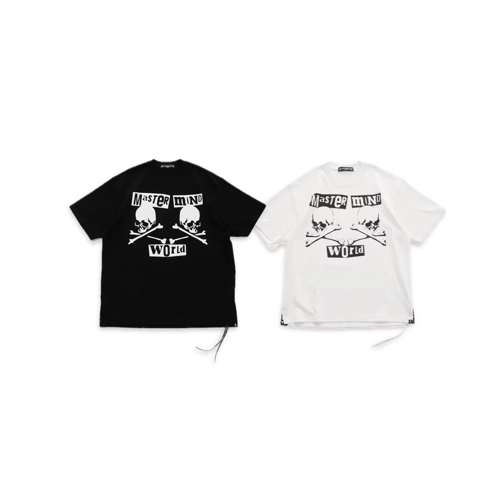 Mastermind Japan Skull Print Crew Neck Short Sleeve T Shirt Unisex