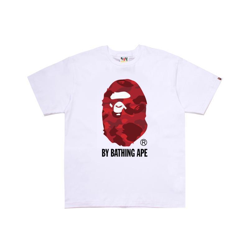 BAPE Ape Head Print Loose Unisex Streetwear T-Shirt