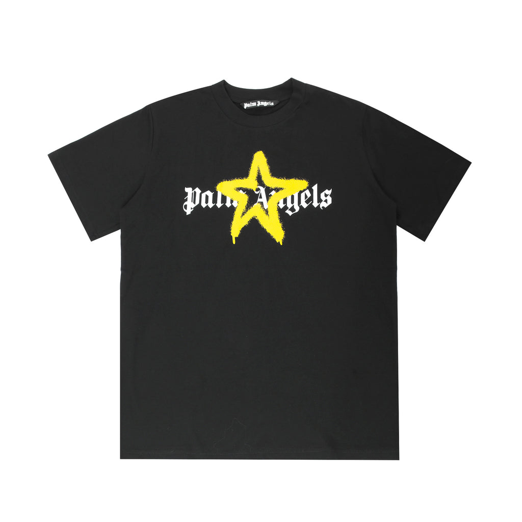 Palm Angels Teddy Bear Graphic Tee Loose Unisex Streetwear T-Shirt
