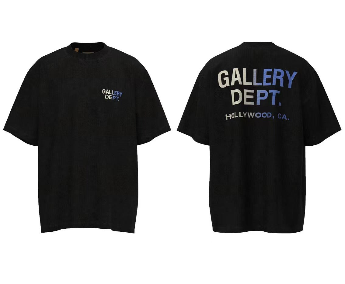 Gallery Dept Vintage Washed Graphic Short Sleeve Tee Streetwear Unisex