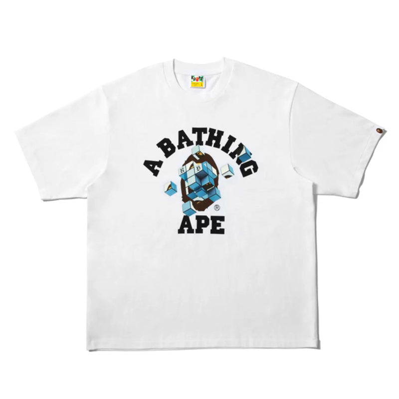 BAPE Ape Head & Shark Graphic Tee Loose Unisex Streetwear T-Shirt