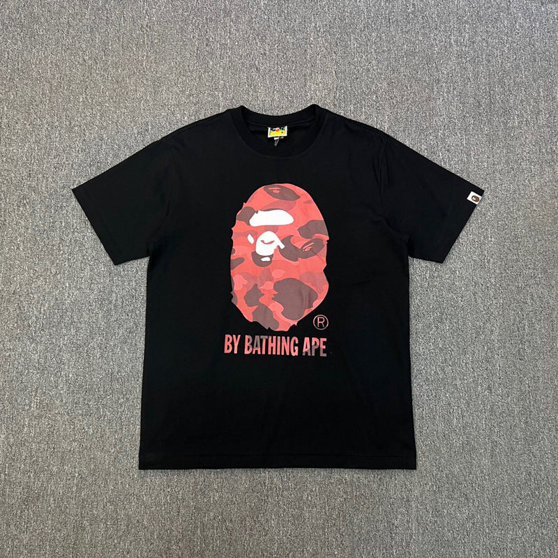 Bape Ape Head Shark Multi‑Print Oversized Tee Streetwear Unisex