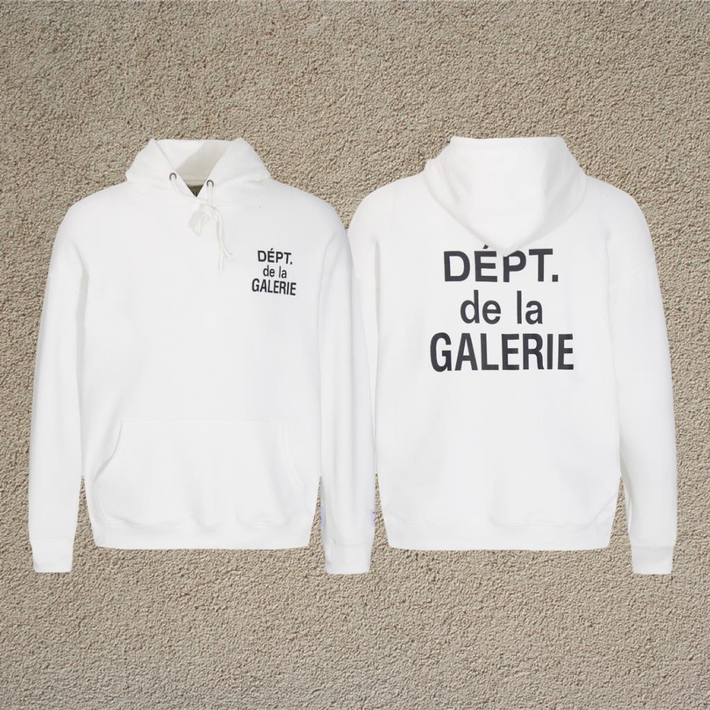 Gallery Dept Letter Print Hoodie Loose Couple Streetwear Sweatshirt