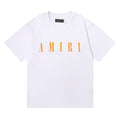 Amiri Rose Skull Letter Graphic Short Sleeve Tee Streetwear Unisex