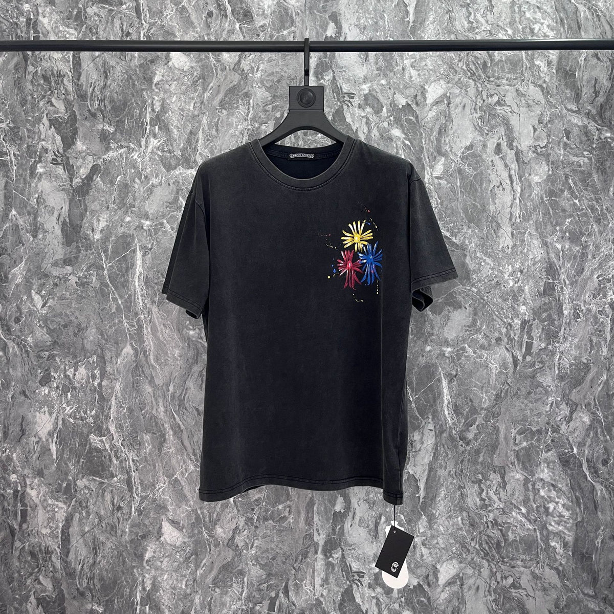 Chrome Hearts Cross Heavyweight Oversized T-Shirt Streetwear Unisex
