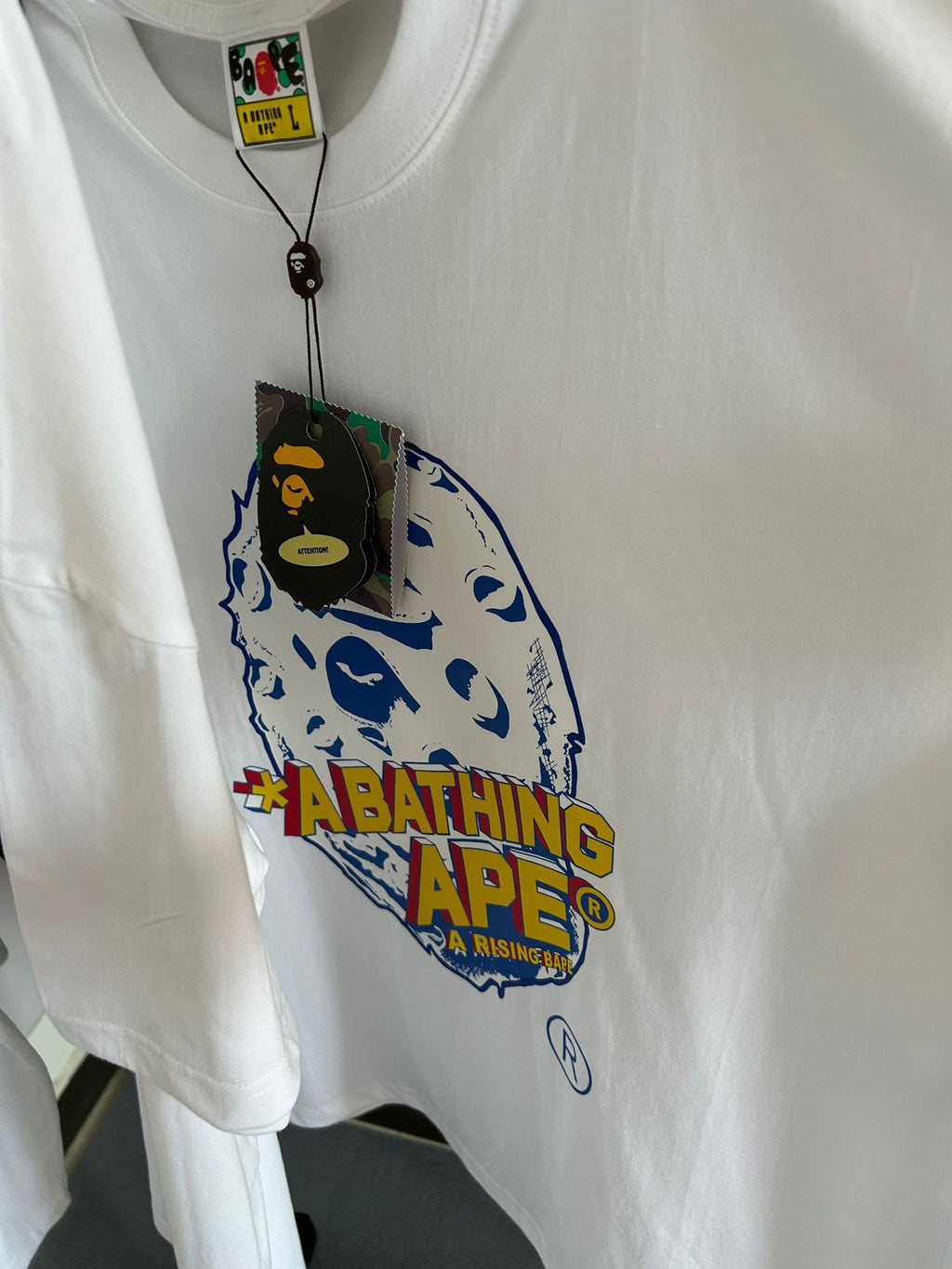 BAPE Shark Ape Head Camo Print Crew Neck Short Sleeve T‑Shirt Unisex
