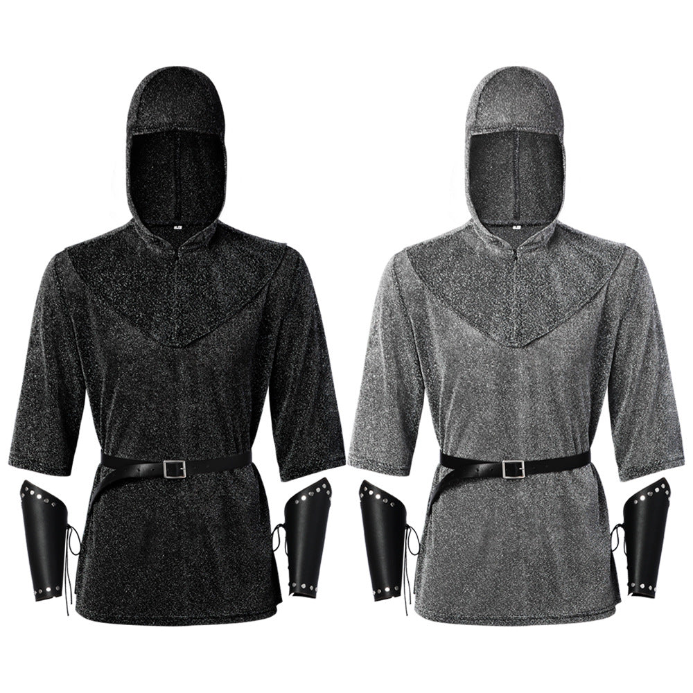 Halloween Templar Knight Chainmail Look Outfit Cosplay Costume