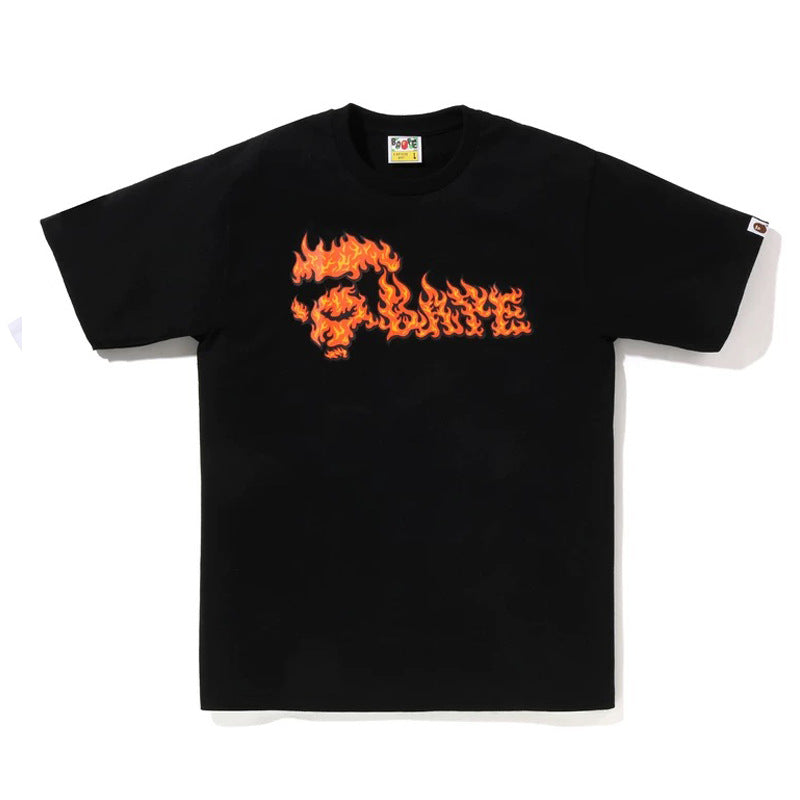 BAPE Ape Head & Shark Graphic Tee Loose Unisex Streetwear T-Shirt