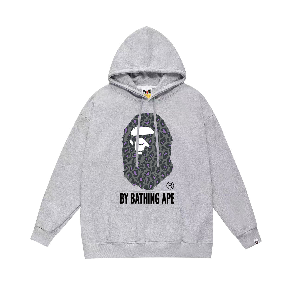 Bape Camo Ape Head Graphic Vintage Washed Oversized Hoodie Streetwear