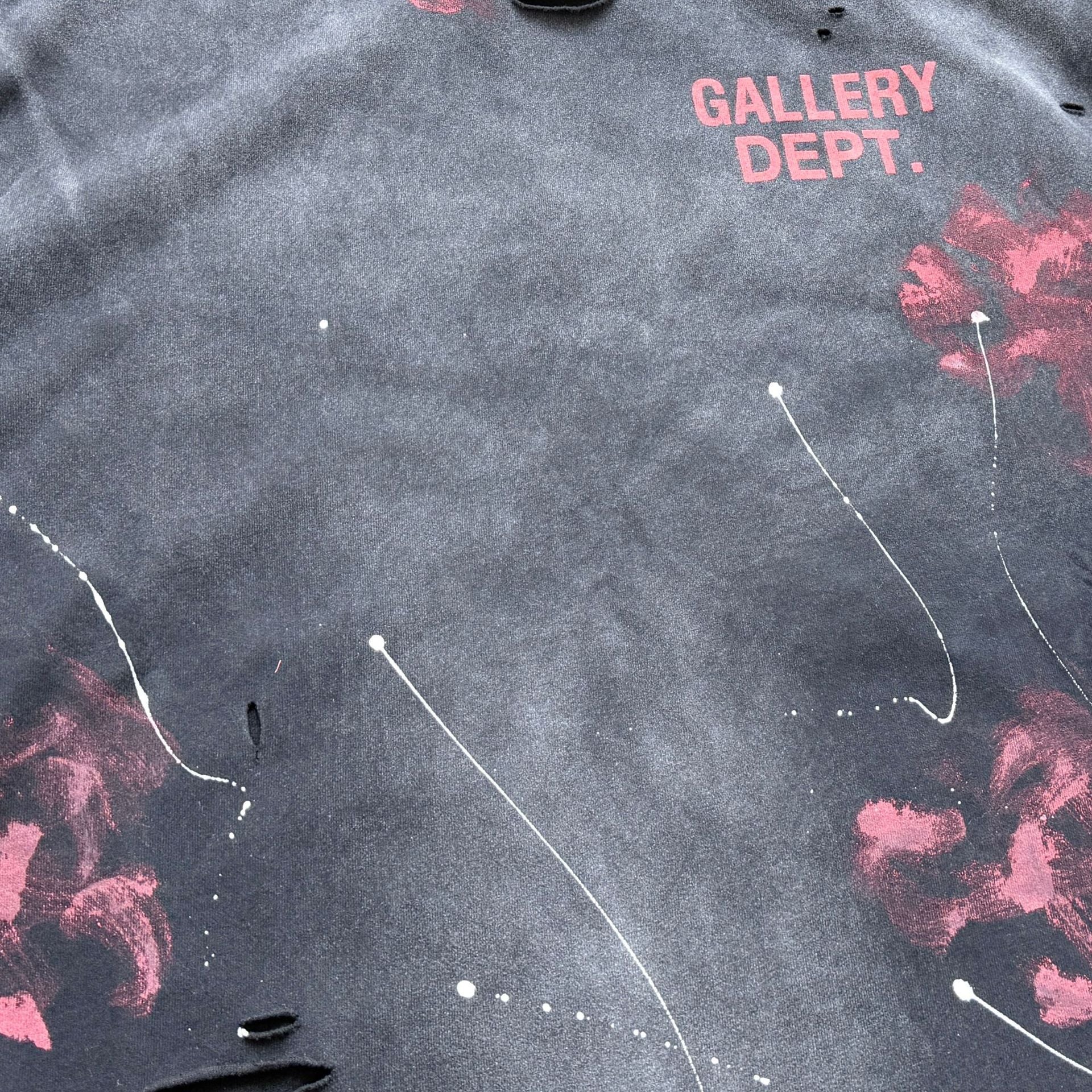 Gallery Dept California Limited Floral Distressed Crew Neck T Shirt
