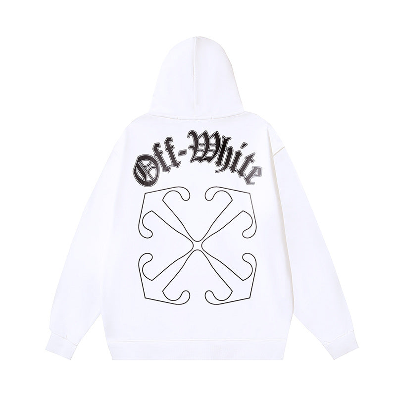 OFF-WHITE Caravaggio Angel Hoodie Heavyweight Streetwear Unisex