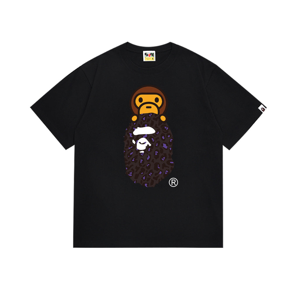 Bape Maneki Neko Ape Head Graphic Oversized Tee Streetwear Unisex