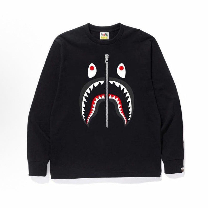 Bape Baby Milo Camo Ape Head Graphic Oversized Long Sleeve Tee Street