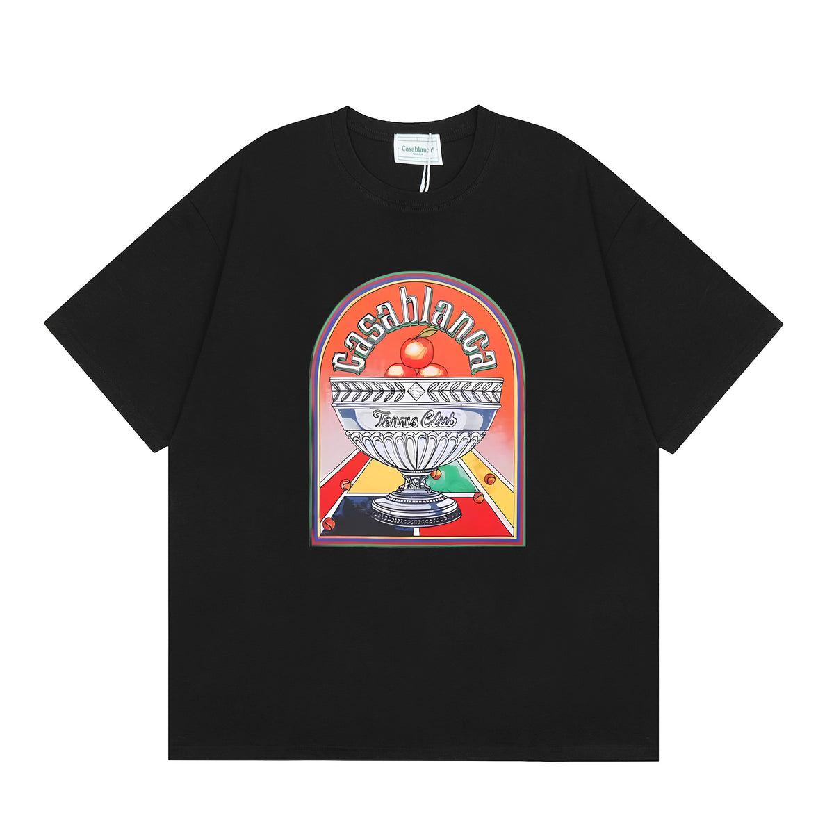 Casablanca Multi‑Artwork Vintage Graphic Oversized Tee Streetwear