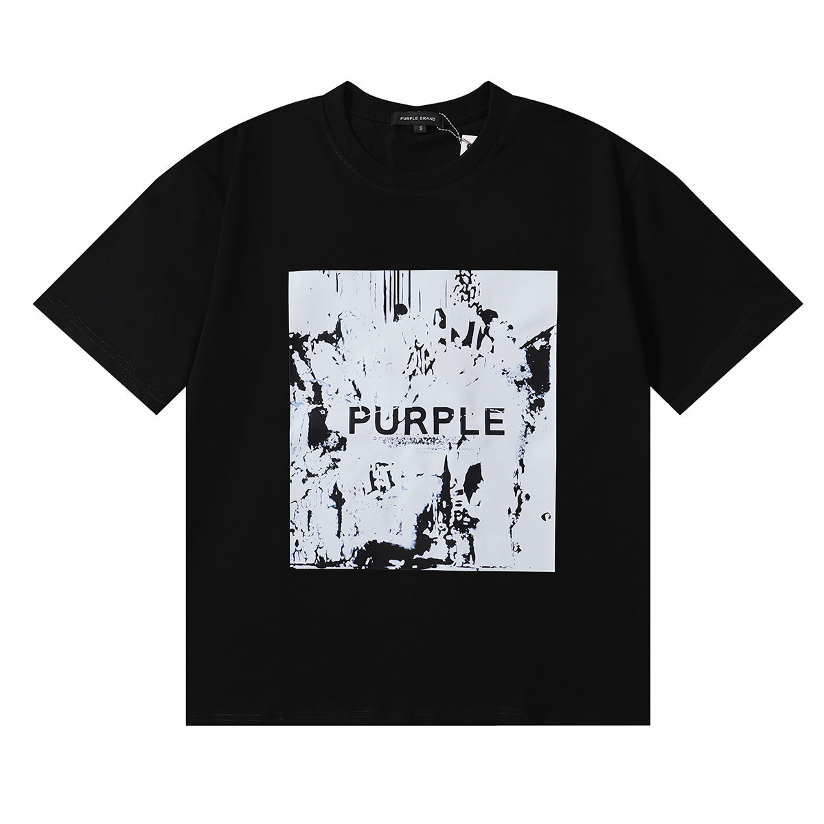 Purple Brand Graphic Tee Loose Unisex Vintage Streetwear T-Shirt
